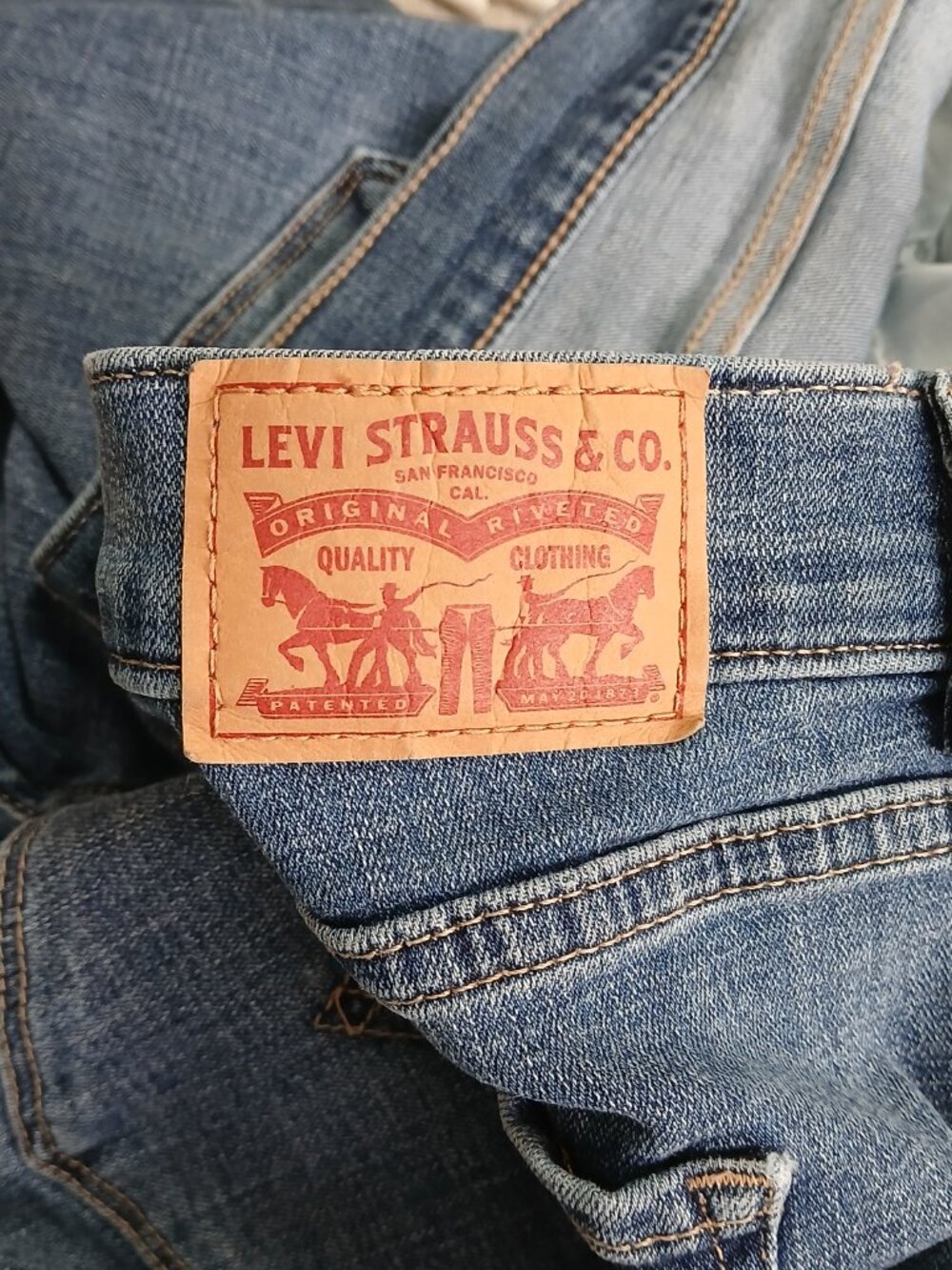 Blank Tag Levis Classic Size 33 Jean Shorts - Picture 10 of 10